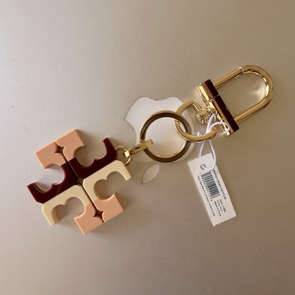 Tory Burch Accessories - Tory Burch Striped resin key fob / keychain new without tags